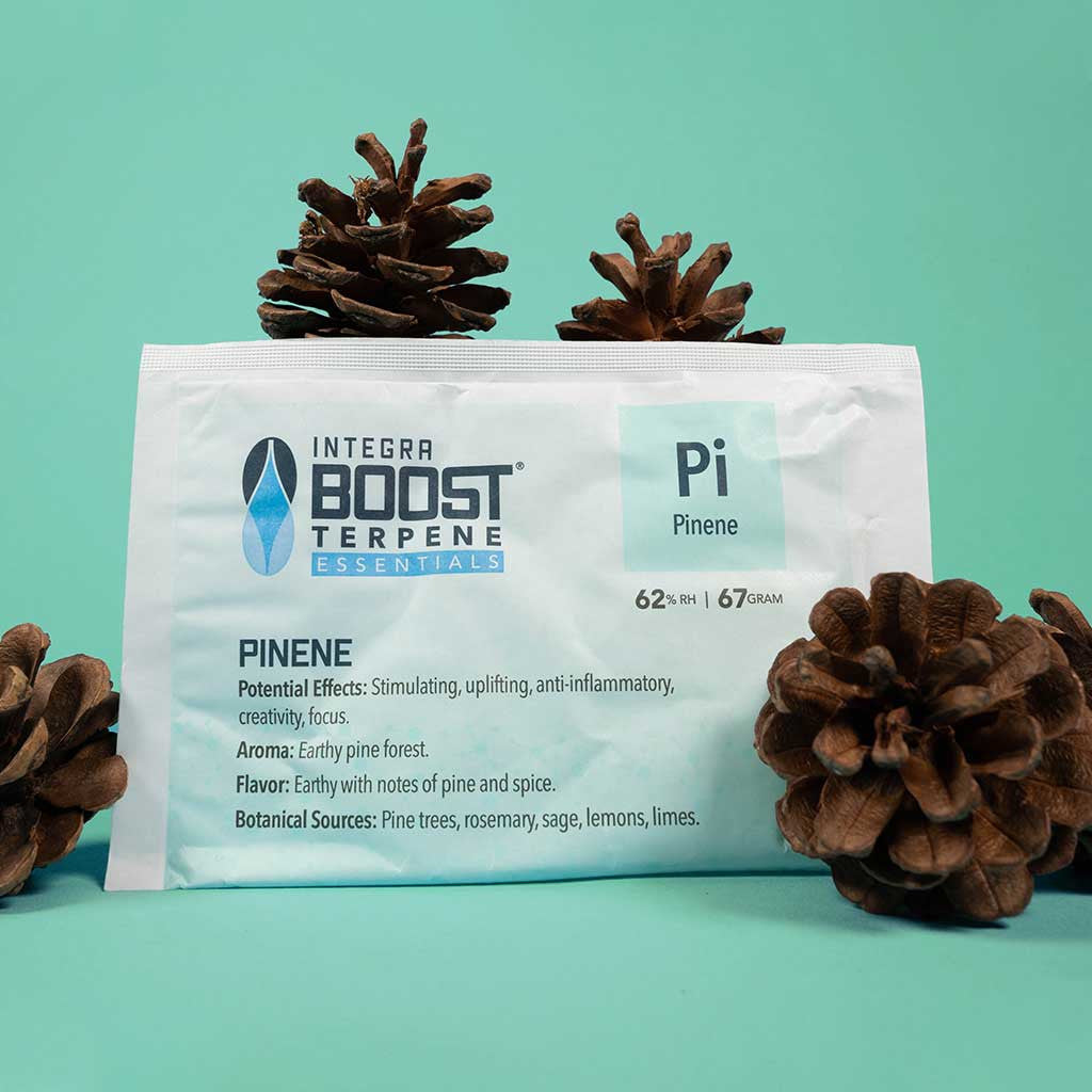 Integra Boost Terpene Essentials: Pinene 67g 62% Terpeeni-Infuusiopaketti Kosteudensäätäjät