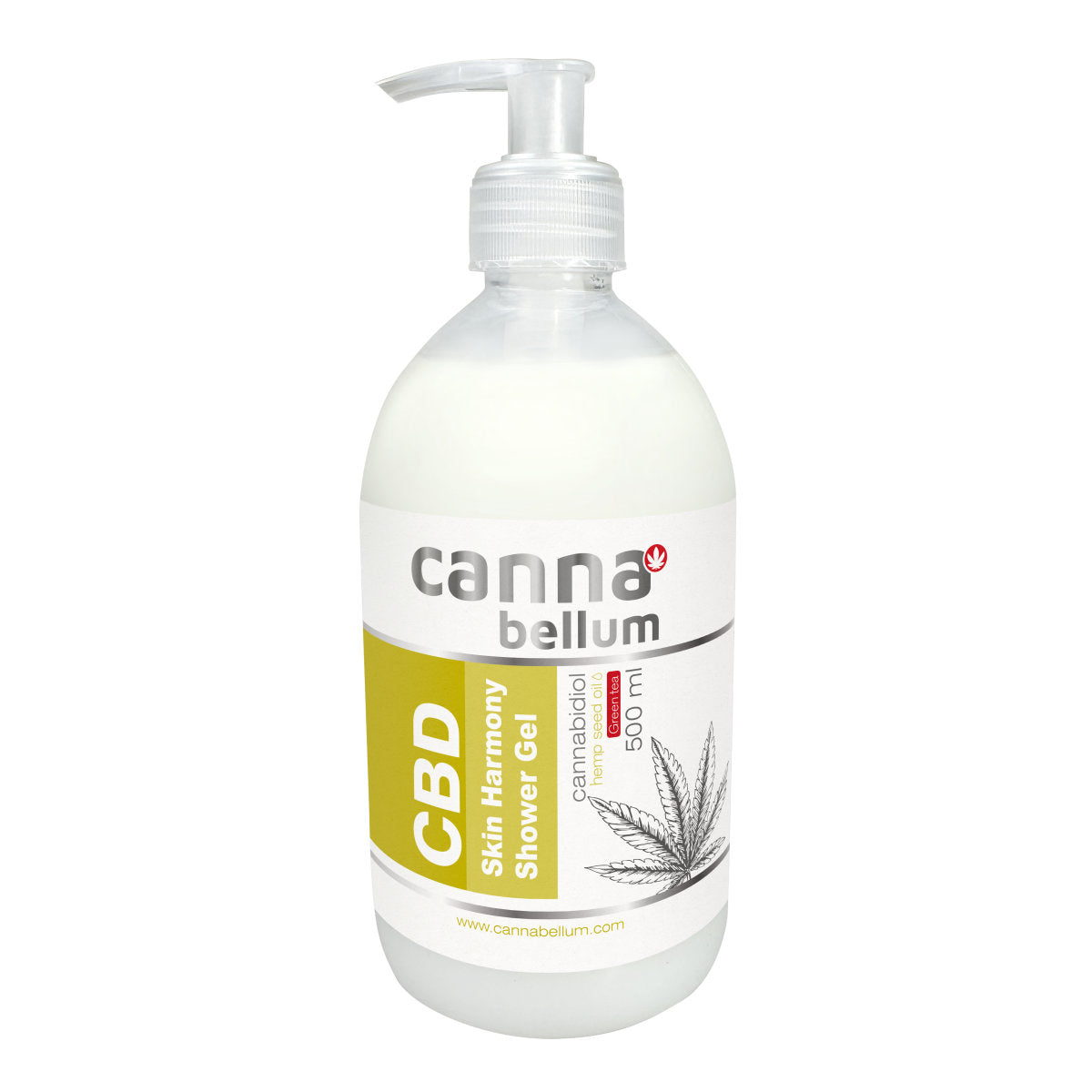 Cannabellum-CBD Skin Harmony Shower Gel (500ml) CBD-Kosmetiikka
