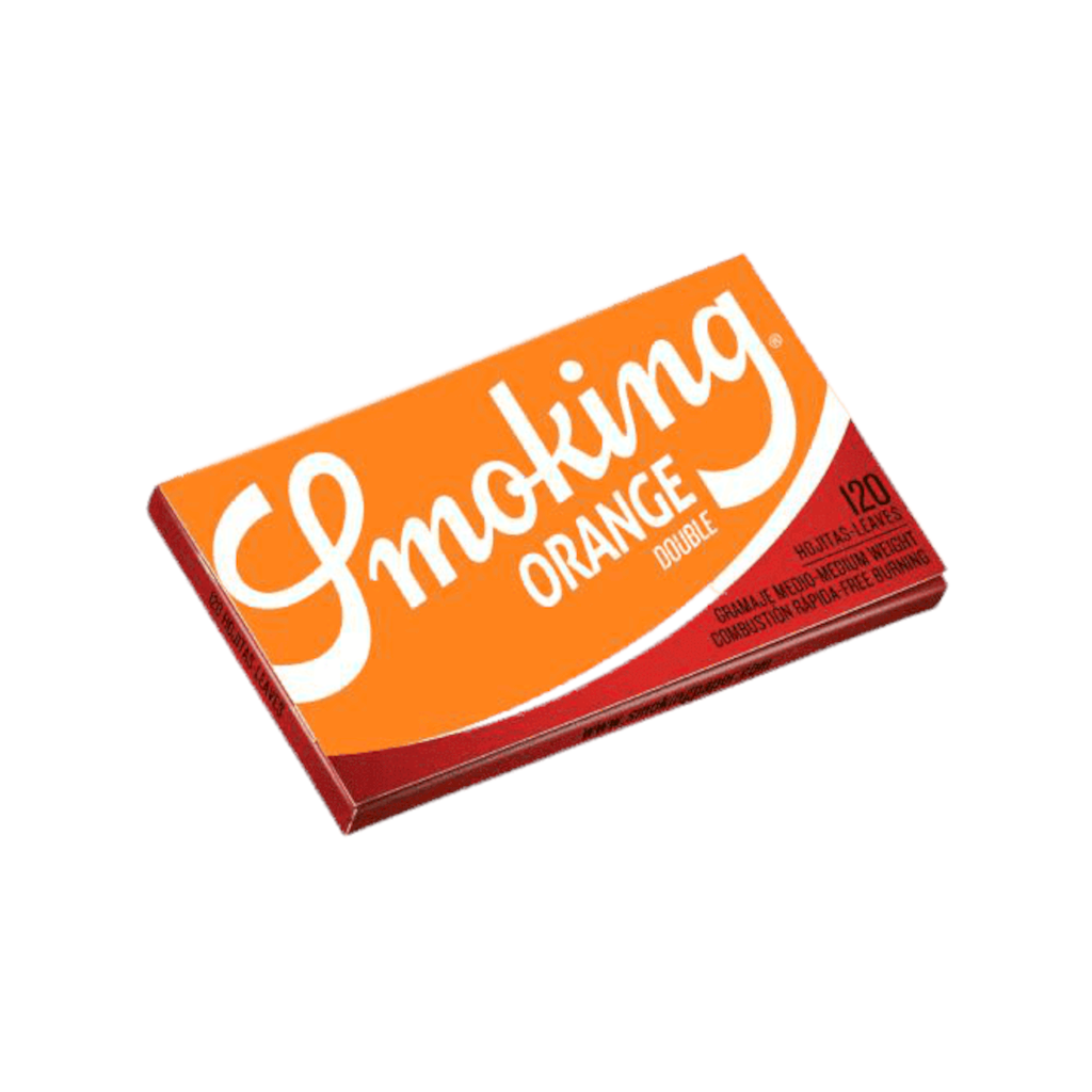 Smoking - Orange Double Single Wide Lyhyet Paperit (70 mm)