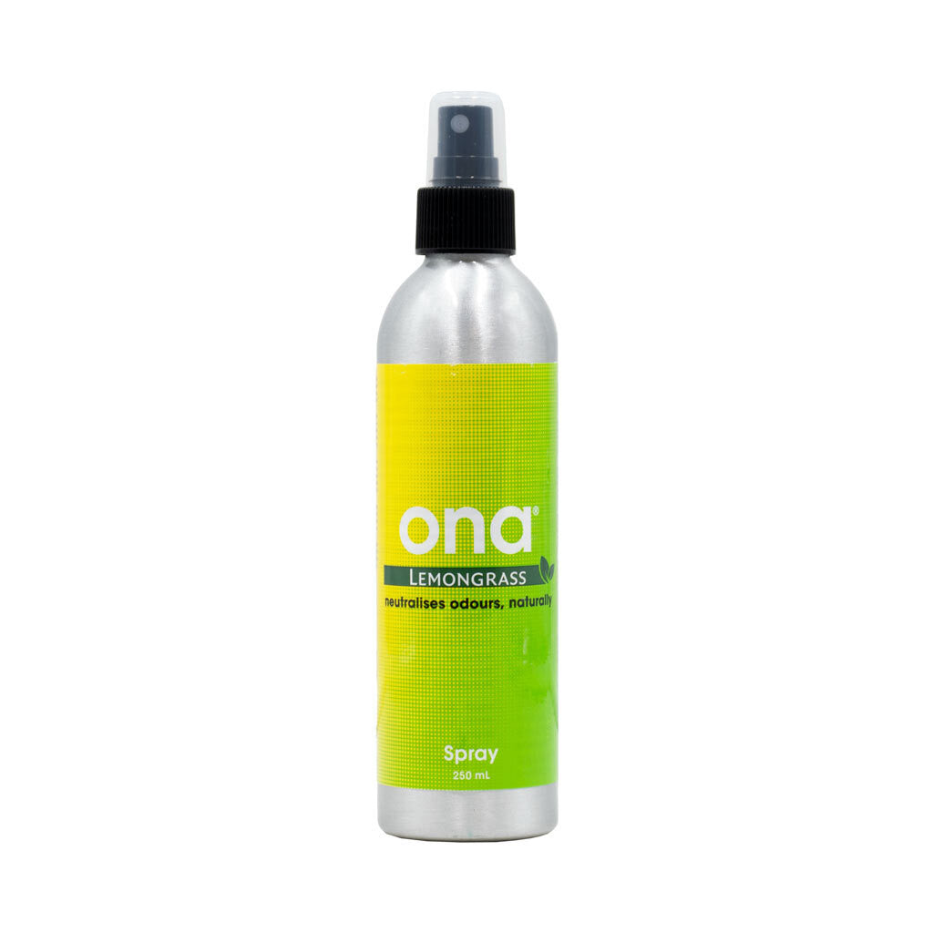 ONA Spray Lemongrass Nestesuihkepullo 250ml Hajunpoistajat