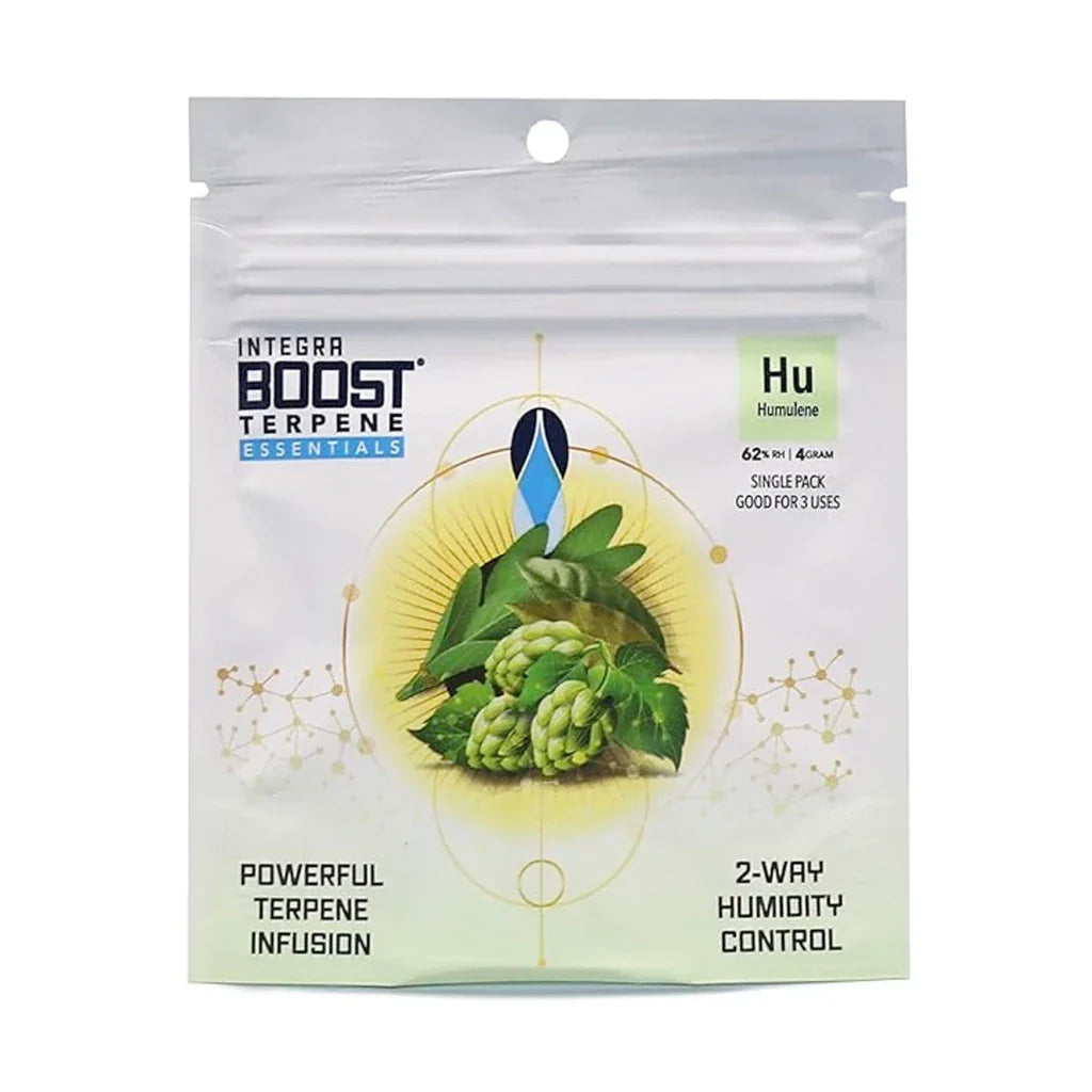 Integra Boost Terpene Essentials: Humulene 4g 62% Terpeeni-Infuusiopaketti Kosteudensäätäjät