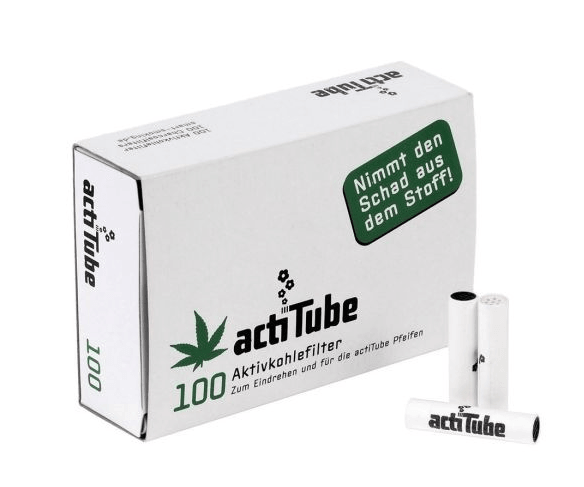 actiTube - Regular 8mm Aktiivihiilifiltterit 100kpl - Ghost Town Seeds
