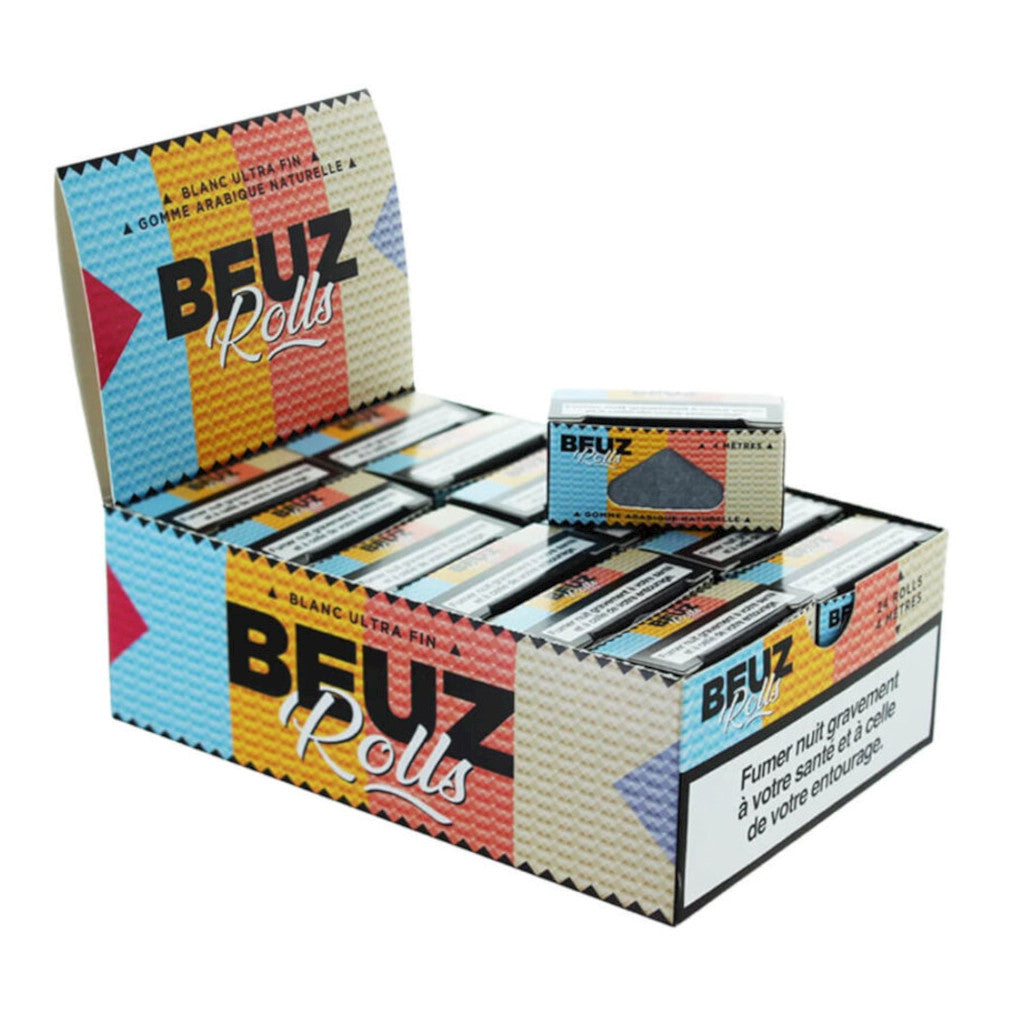 Beuz - Ultra Thin White Rullapaperi (4 m)