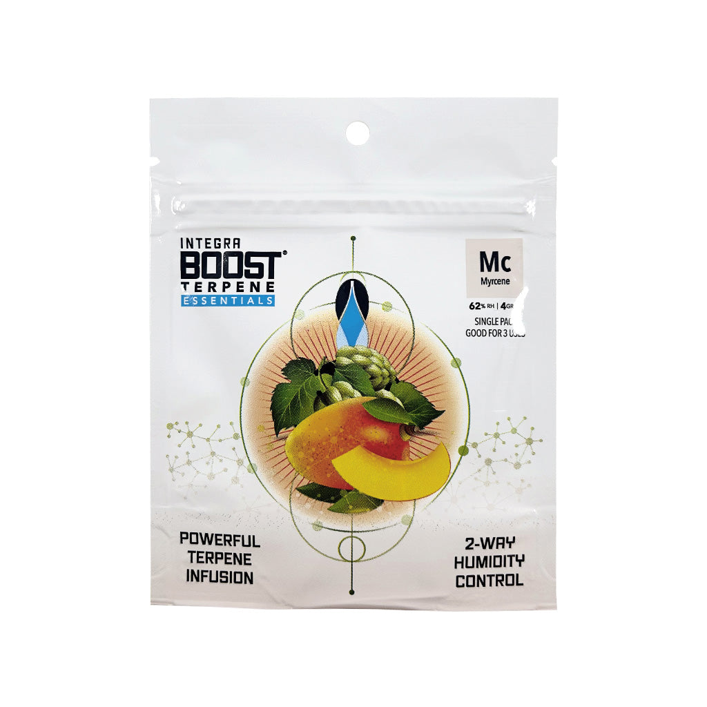 Integra Boost Terpene Essentials: Myrcene 67g 62% Terpeeni-Infuusiopaketti Kosteudensäätäjät
