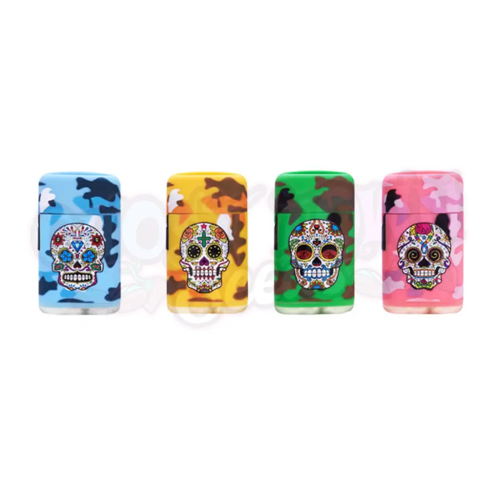 Camouflage Skull Jet Flame Sytytin Sytyttimet