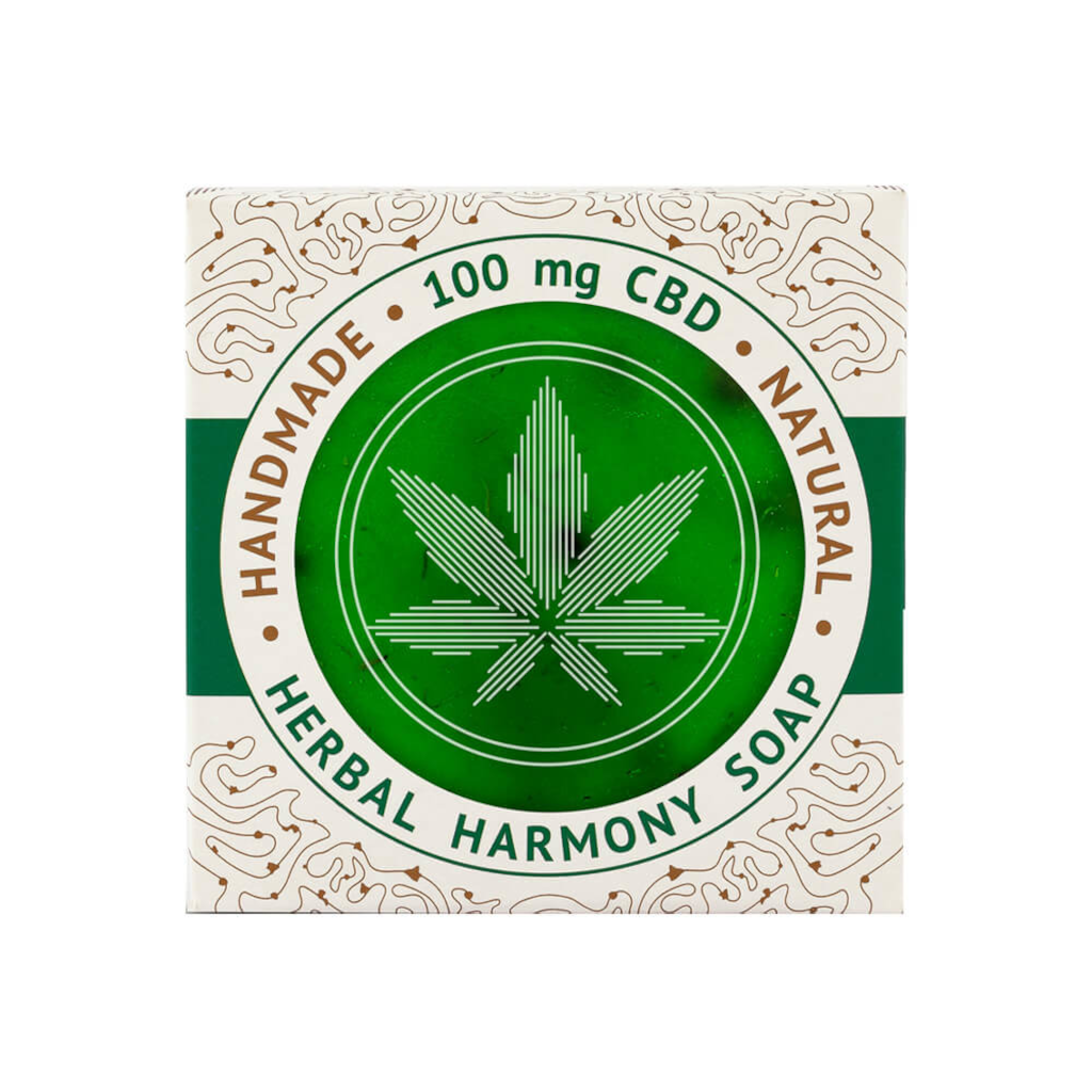 Cannaline - Käsintehty Palasaippua Herbal Harmony 100Mg Cbd (110G) Cbd-Kosmetiikka