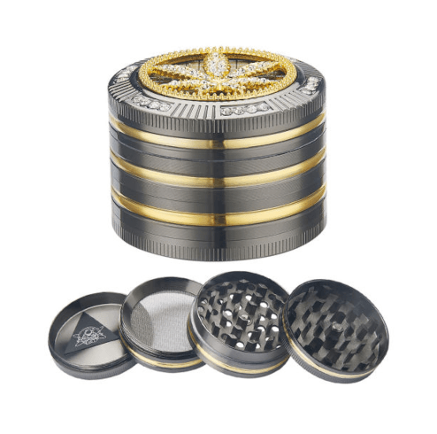 Champ High - Leaf Grinderi 4-osainen 50mm - Ghost Town Seeds