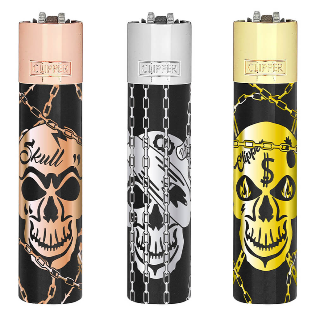 Clipper - Deadly Chains Metallinen Sytytin Lahjarasialla Sytyttimet