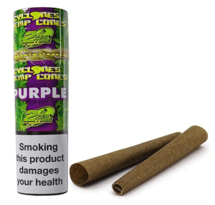 Cyclones - Hemp Purple Blunt Cones 2kpl - Ghost Town Seeds
