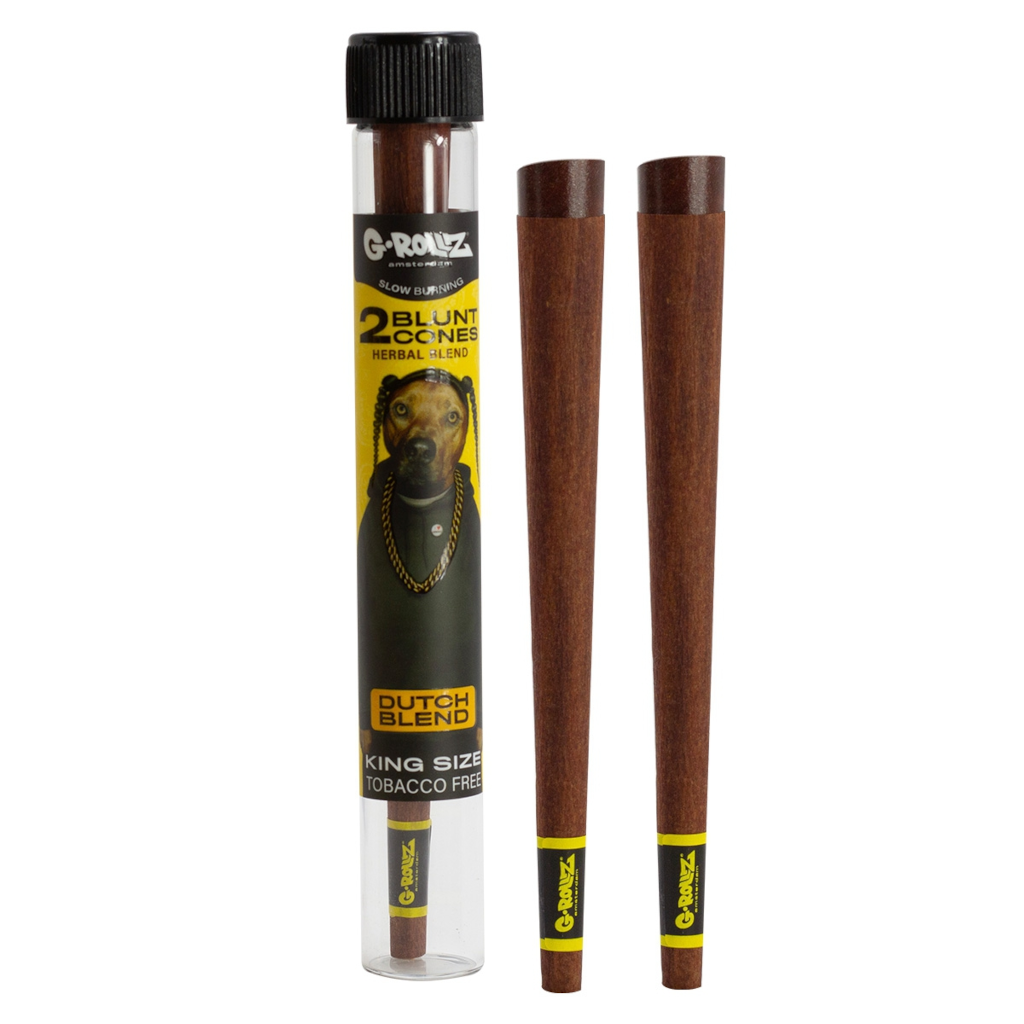 G-Rollz - Dutch Blend ’The Dog’ Terpeeni Infusoitu Yrtti Bluntti Conet 2Kpl