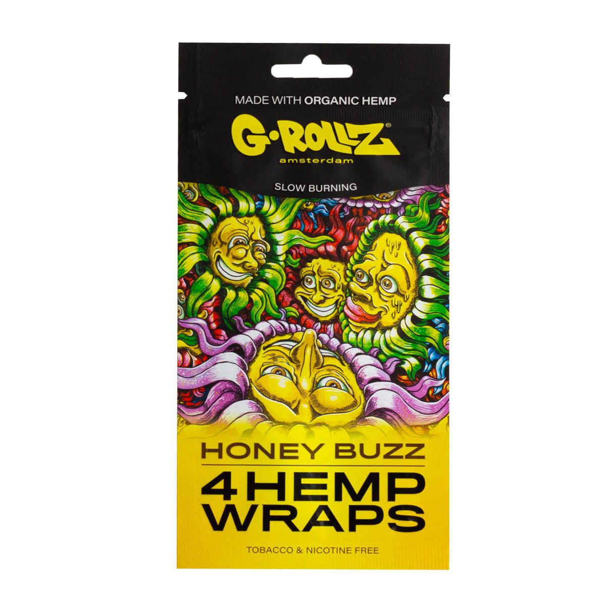 G-Rollz - Honey Buzz Hamppu Bluntti Paperit 4Kpl Bluntit