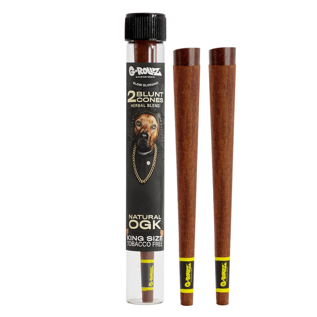 G-Rollz - Natural Ogk ’The Dog’ Terpeeni Infusoitu Yrtti Bluntti Conet 2Kpl