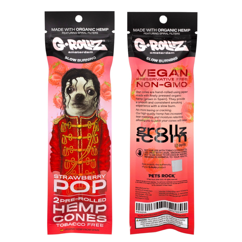 G-Rollz - Strawberry Pop Hamppu Bluntti Conet 2Kpl