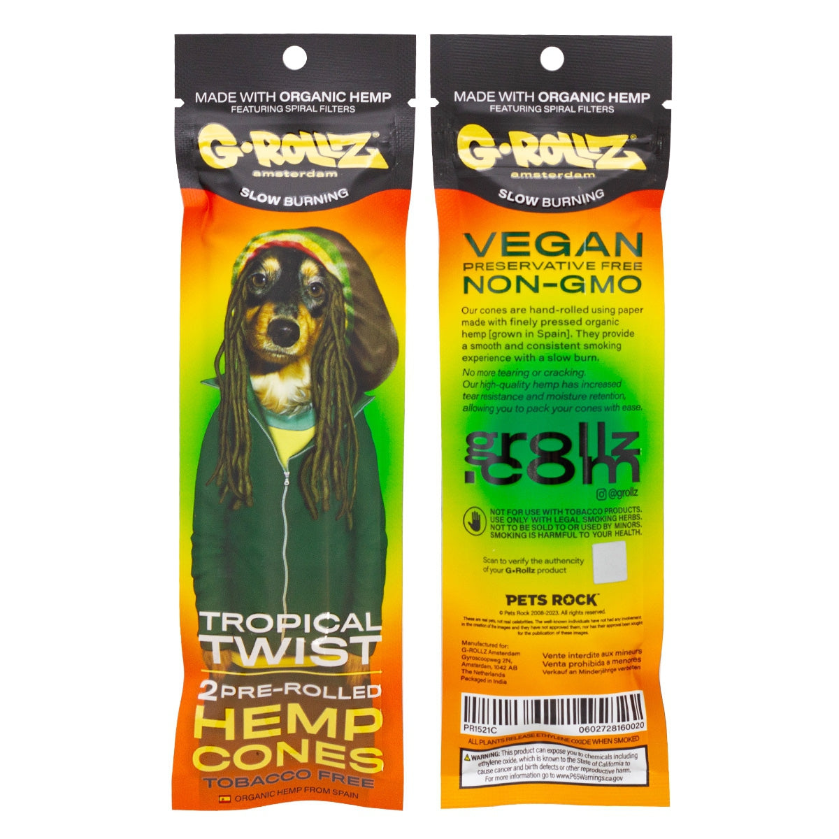 G-Rollz - Tropical Twist Hamppu Bluntti Conet 2Kpl