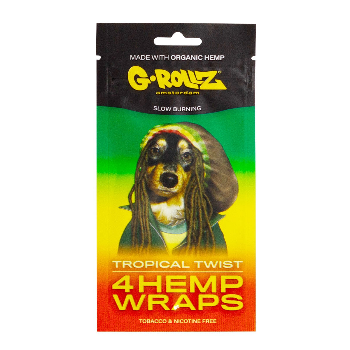 G-Rollz - Tropical Twist Hamppu Bluntti Paperit 4Kpl Bluntit