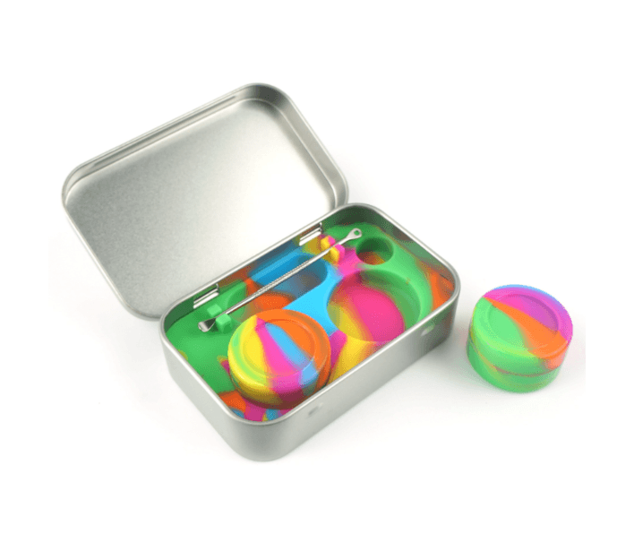 JJ Silikoninen Öljynsäilytys Setti - Ghost Town Seeds