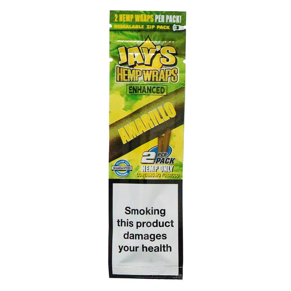 Juicy Jay's - Enhanced Amarillo Hemp Blunt Wraps 2kpl - Ghost Town Seeds