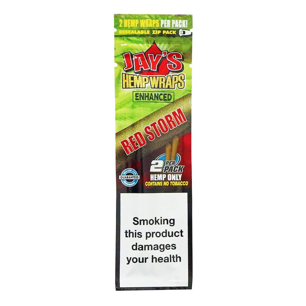 Juicy Jay's - Enhanced Red Storm Hemp Blunt Wraps 2kpl - Ghost Town Seeds