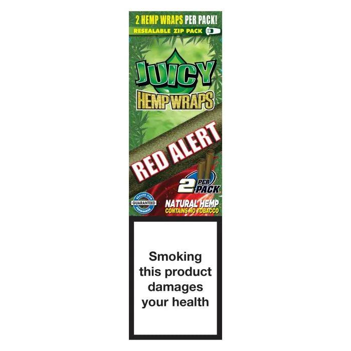 Juicy Jay's - Red Alert Hemp Blunt Wraps 2kpl - Ghost Town Seeds