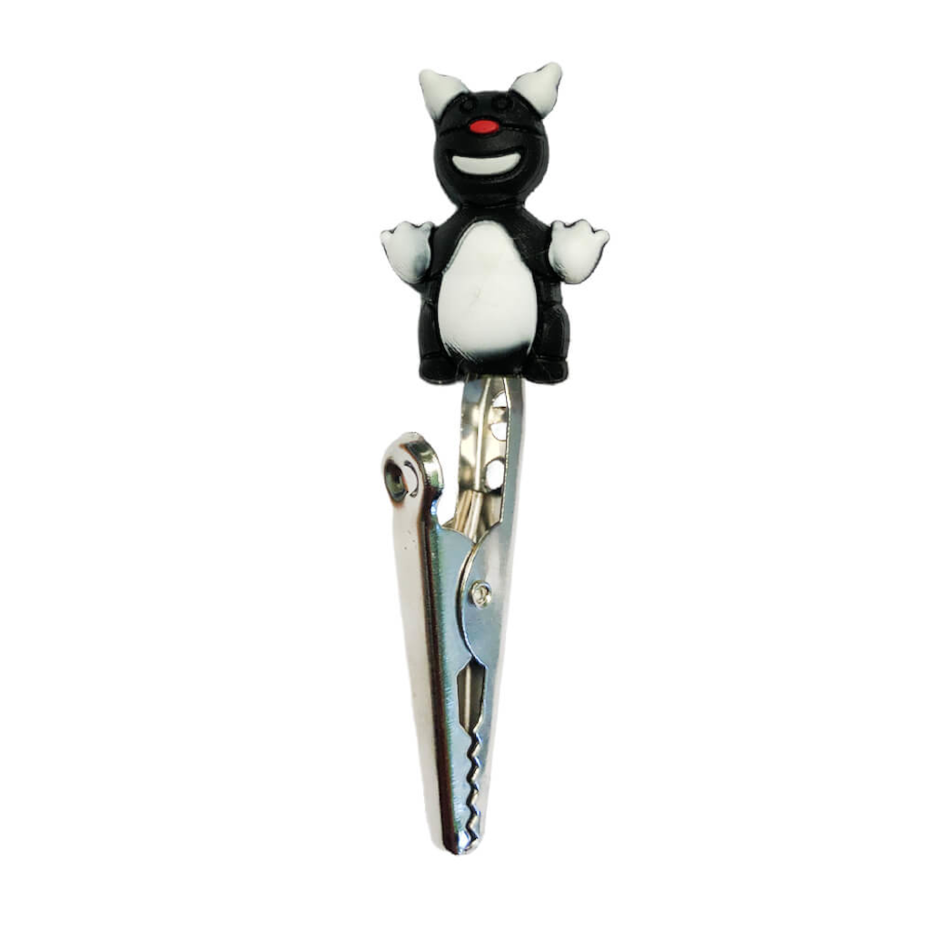 Metallinen Silikonipäinen Savukkeenpidike - Hymyilevä Kissa Työkalut