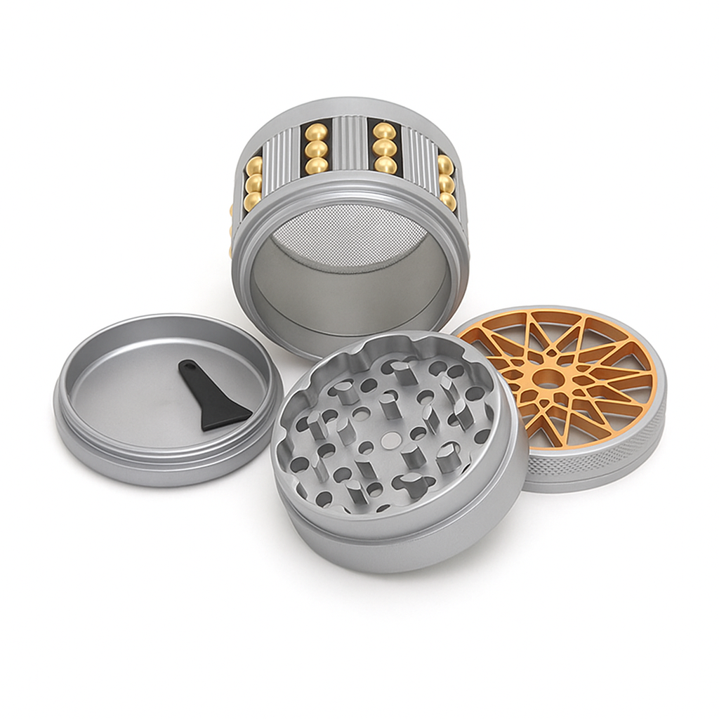 Nazari Grinderi 4-osainen (63 mm) Grinderit