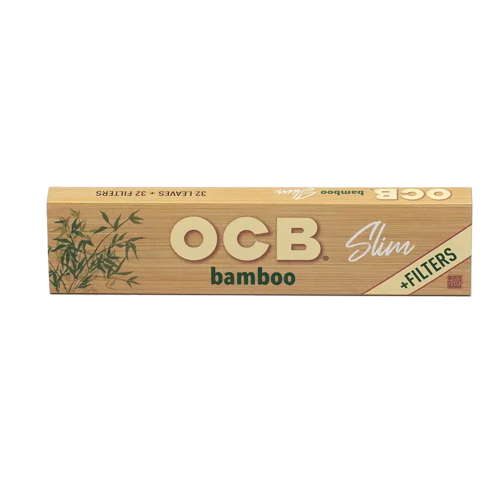 Ocb - Bamboo Ks Slim Ohuet Pitkät Paperit + Tipit