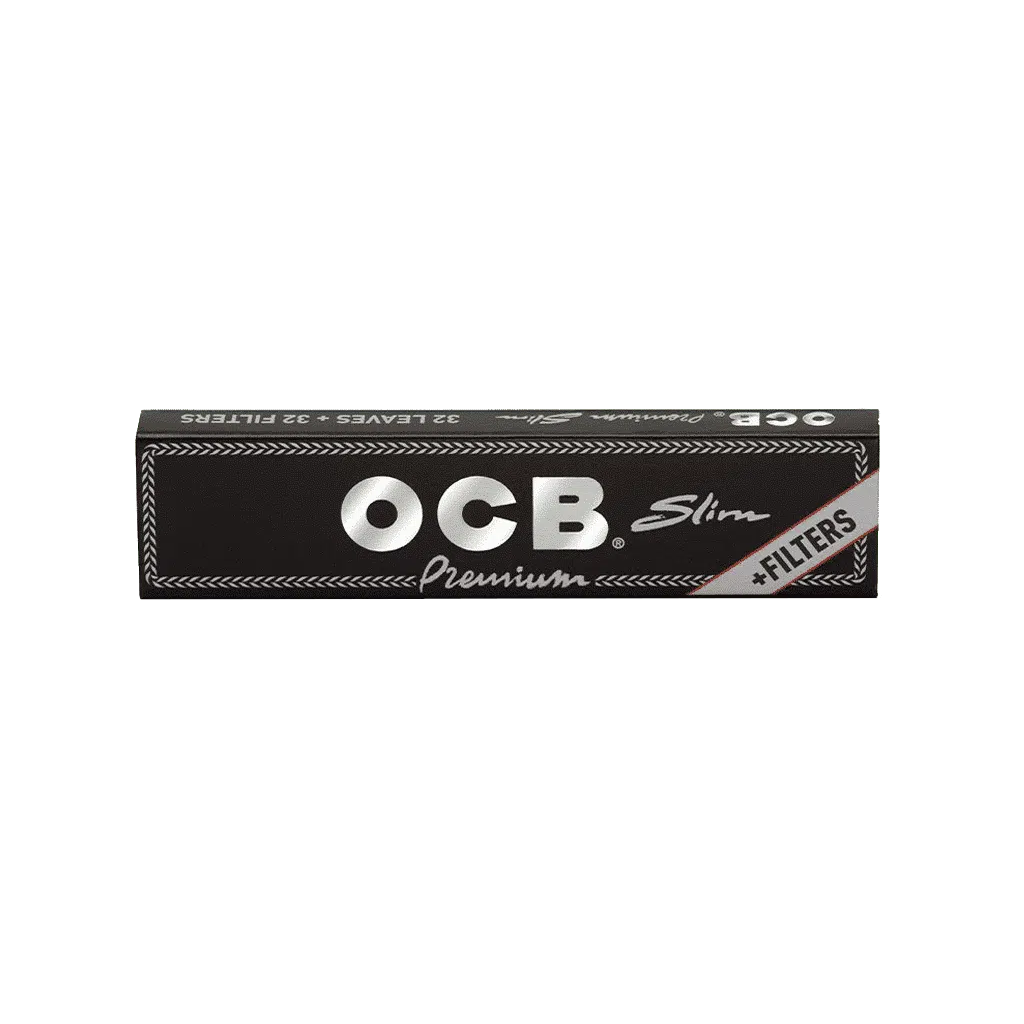 Ocb - Premium Ks Slim Ohuet Pitkät Paperit + Tipit