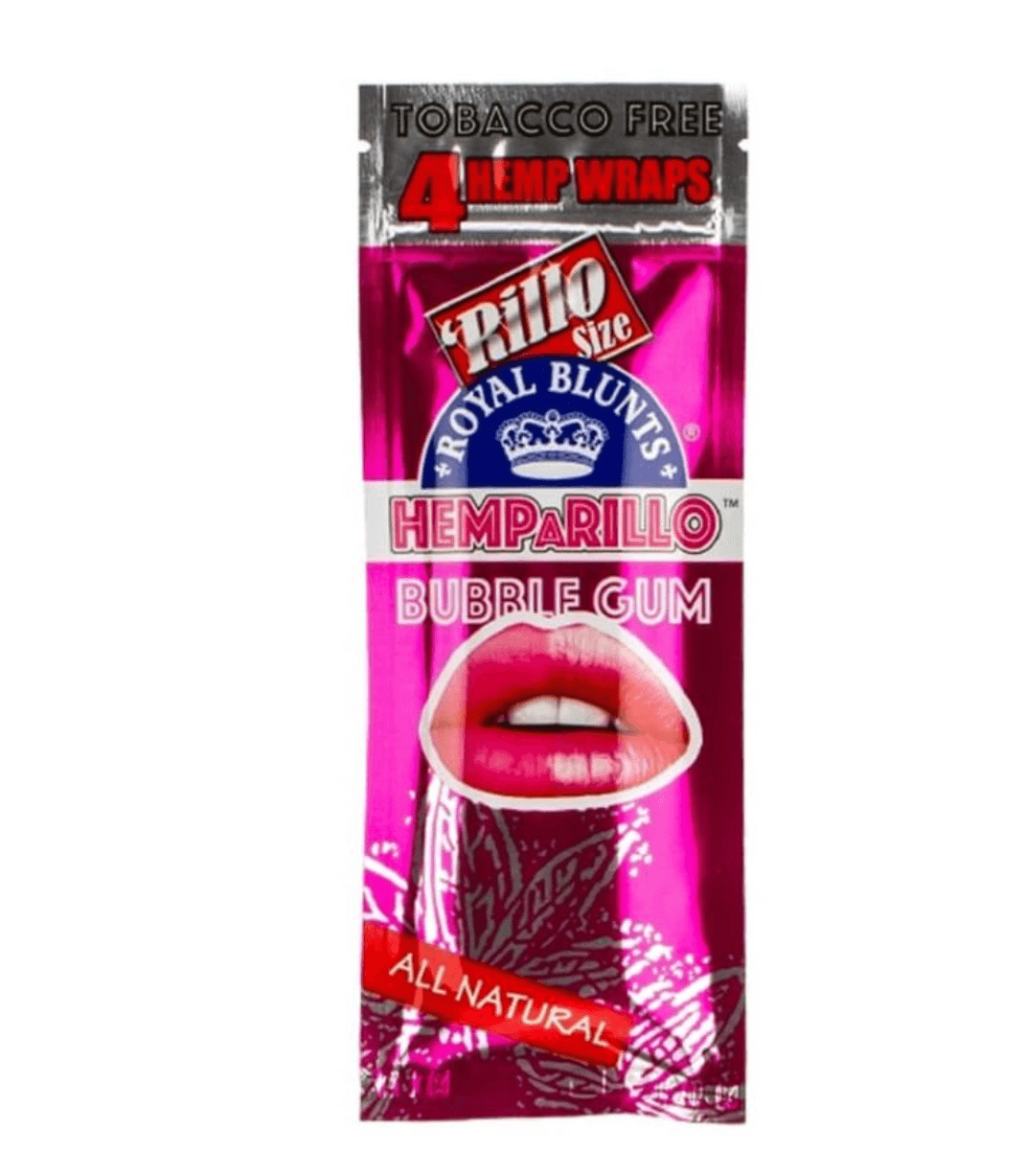 Royal Blunts Hemparillo - Bubblegum Hemp Blunt Wraps 4kpl - Ghost Town Seeds