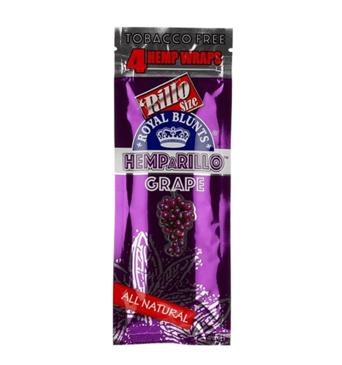 Royal Blunts Hemparillo - Grape Hemp Blunt Wraps 4kpl - Ghost Town Seeds