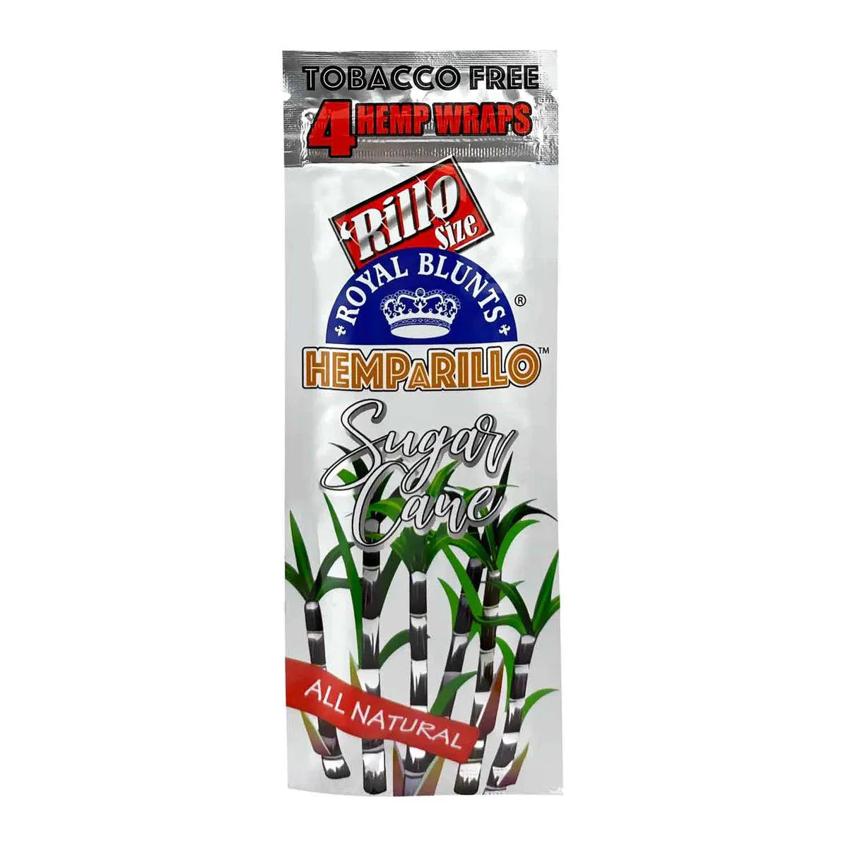 Royal Blunts Hemparillo - Sugarcane Hemp Blunt Wraps 4kpl - Ghost Town Seeds