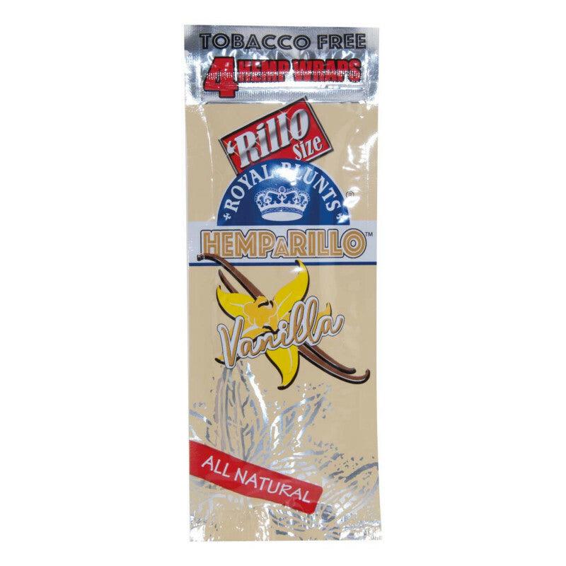 Royal Blunts Hemparillo - Vanilla Hemp Blunt Wraps 4kpl - Ghost Town Seeds