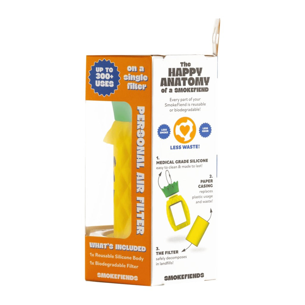 Side of the Juice The Pineapple packaging showing the parts and materials