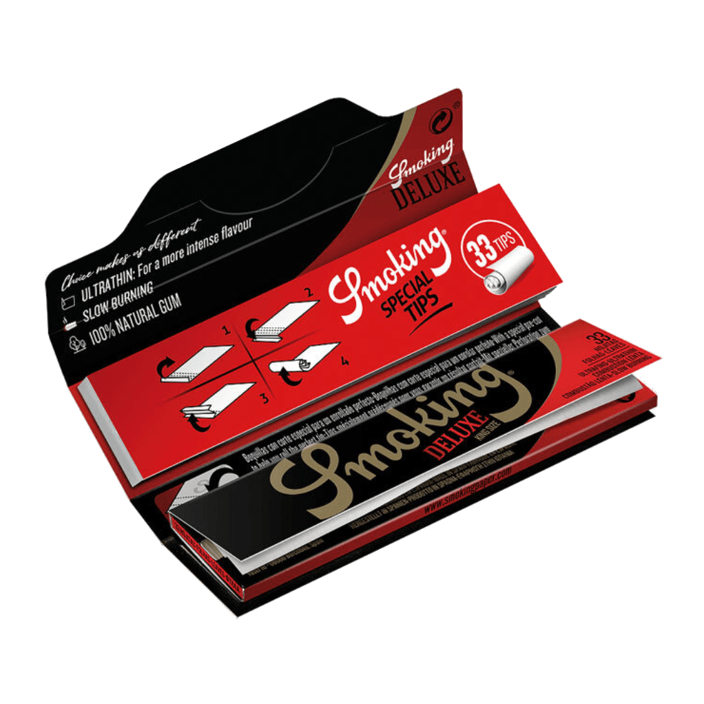 Smoking - Deluxe Pitkät Paperit + Tipit - Ghost Town Seeds