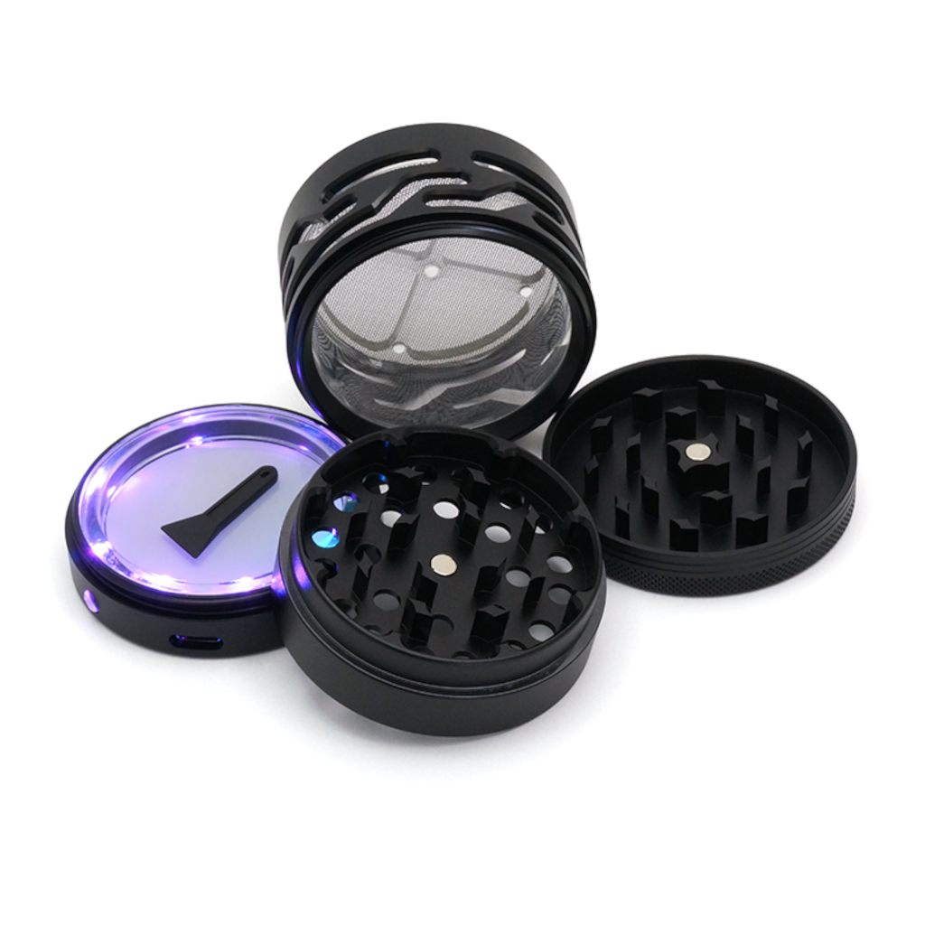 Supra Grinderi 4-osainen 63 mm (Musta) Grinderit