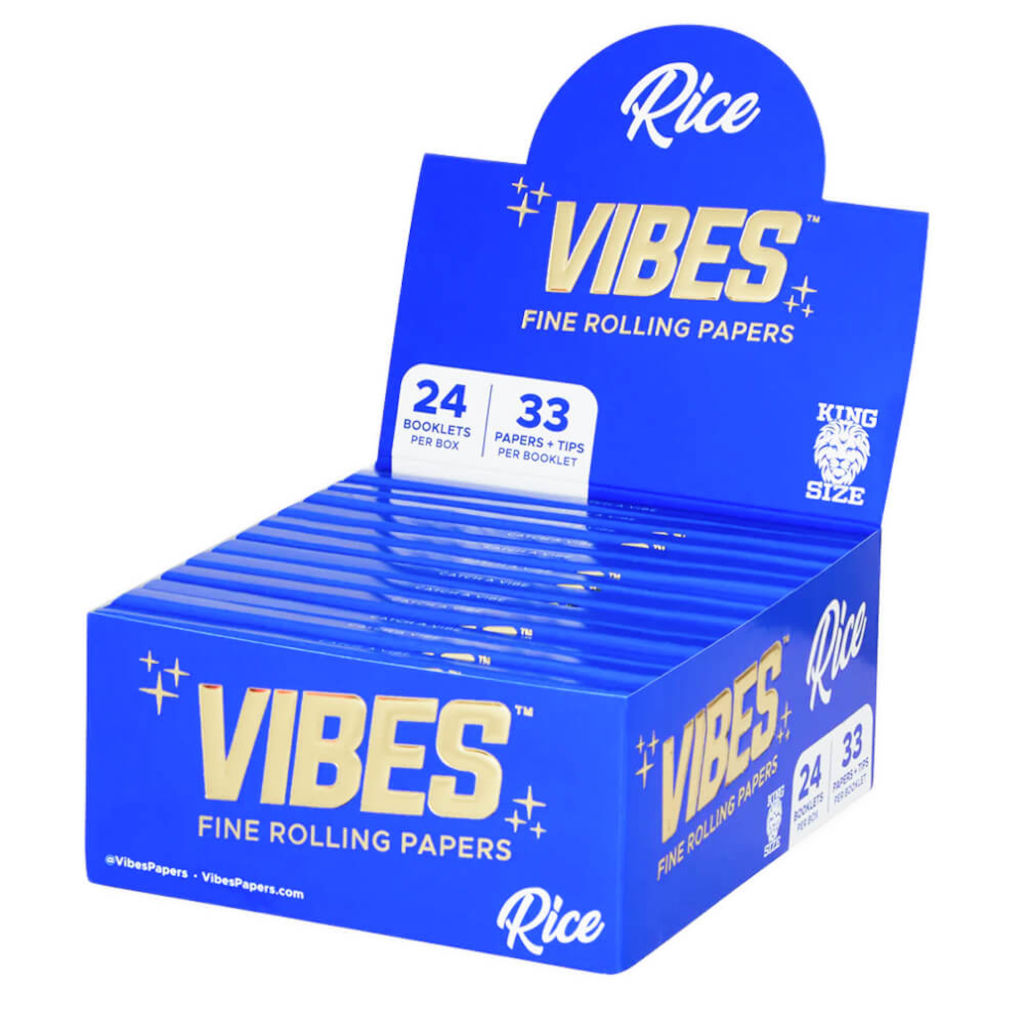 Vibes - Ohuet Pitkät Paperit + Tipit 33/Pakk