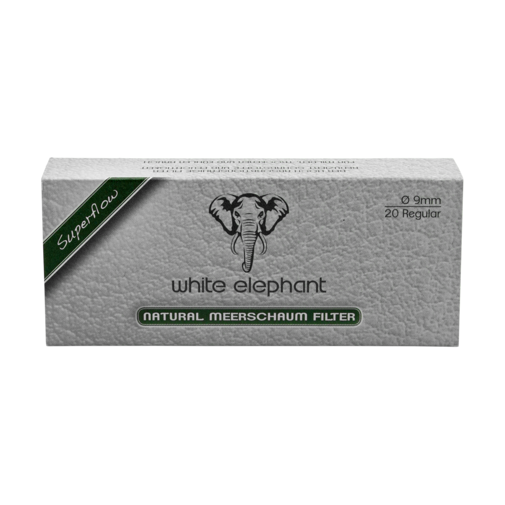 White Elephant - 9Mm Luonnolliset Merenvahafiltterit 20Kpl Filtterit & Tipit