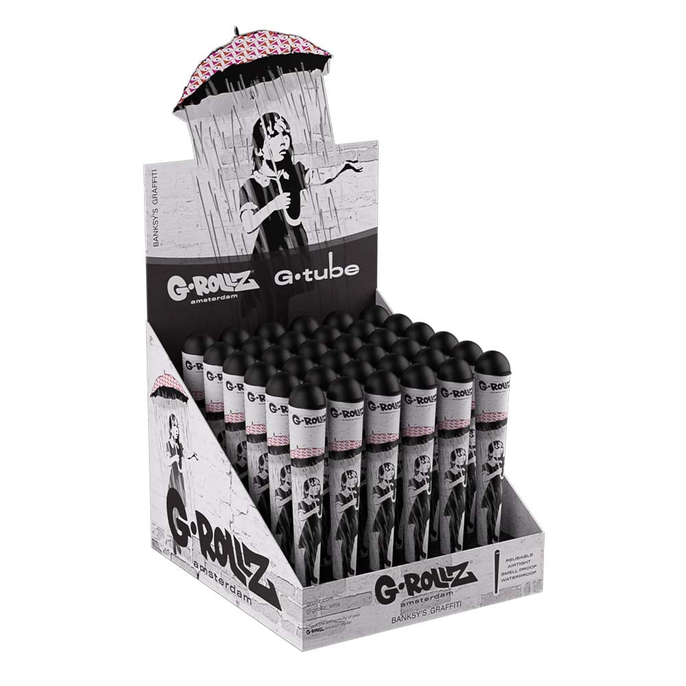 G-Rollz - Banksy's Graffiti 'Umbrella Girl' G-Tube Käärekotelo