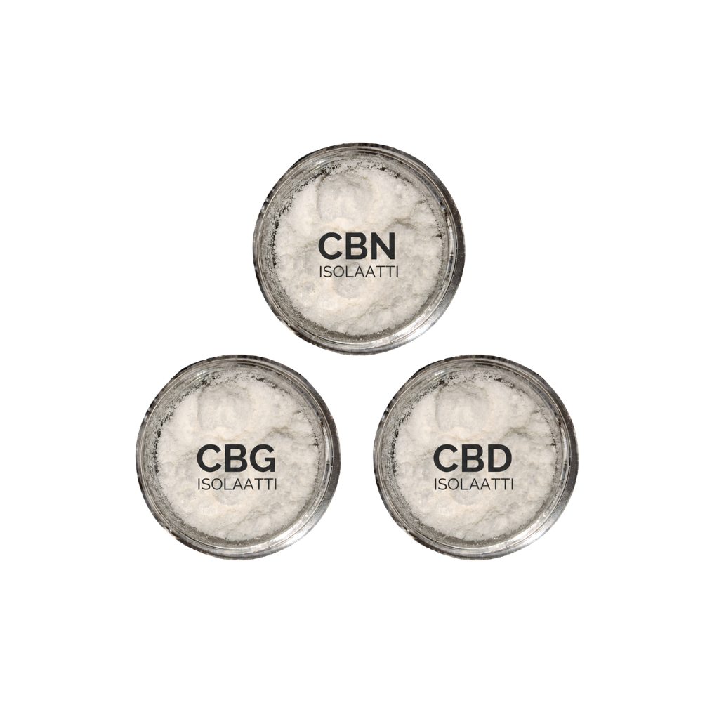 Isolaattikokoelma - CBD + CBG + CBN