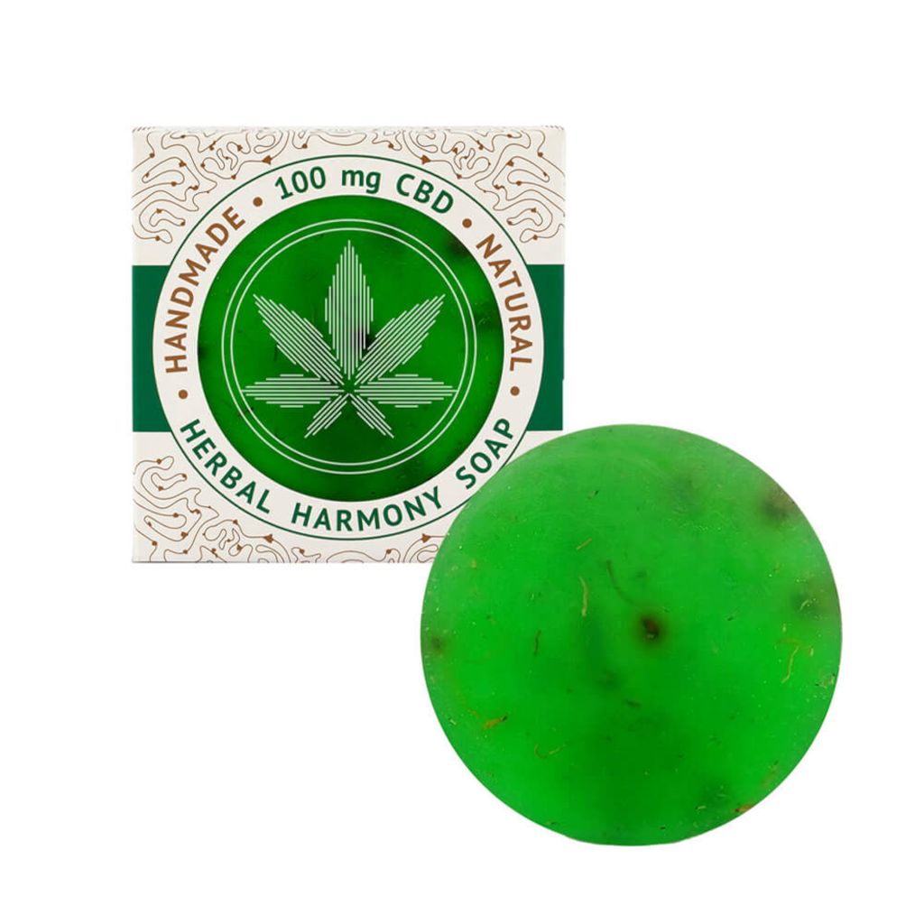 Cannaline - Käsintehty Palasaippua Herbal Harmony 100Mg Cbd (110G) Cbd-Kosmetiikka
