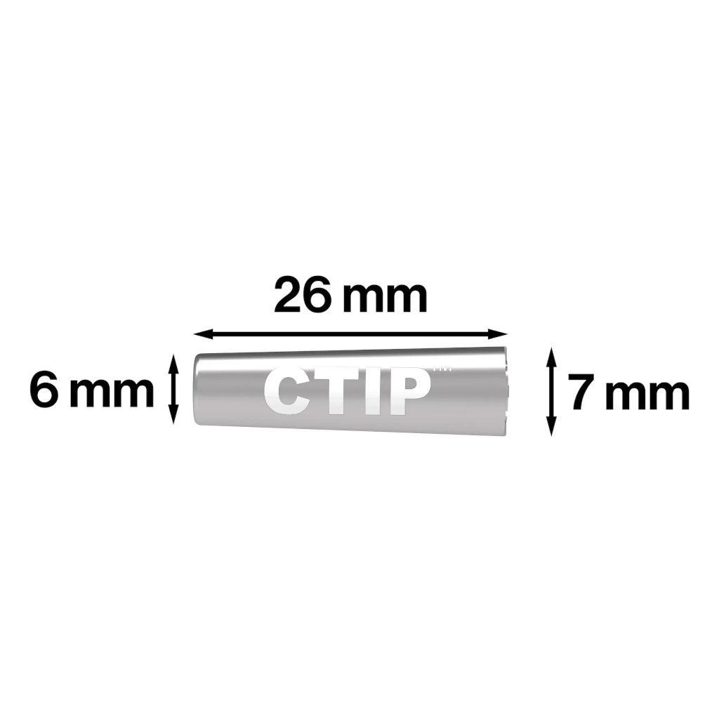 CTIP - Cone Aktiivihiilifiltterit 7 mm (25 kpl) Filtterit & Tipit