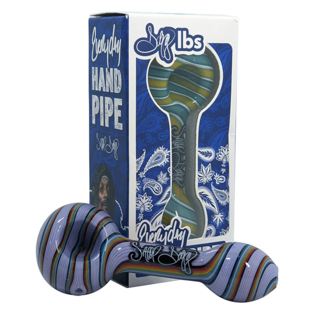 Dogg lbs ED 4’’ Reversal Work Spoon Hand Pipe Vaaleanpunainen Monivärinen Spiraali Piiput