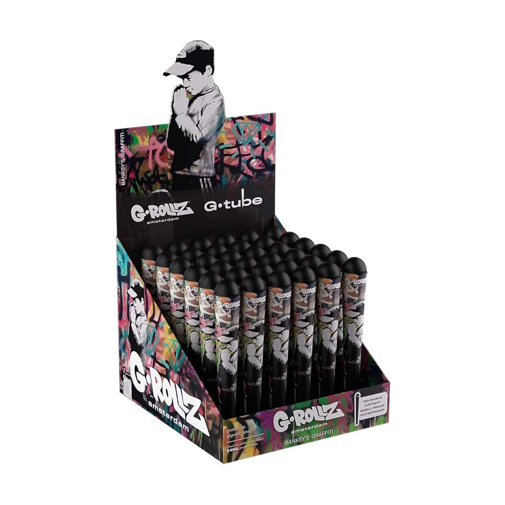 G-Rollz Banksy's Graffiti 'Church Of Graffiti' G-Tube Joint Tube display box - Ghost Town Seeds