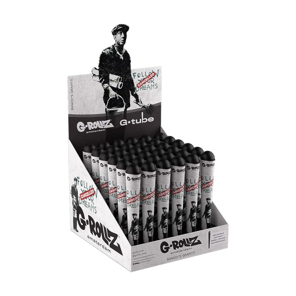 G-Rollz Banksy's Graffiti G-Tube Joint Tube display box - Ghost Town Seeds