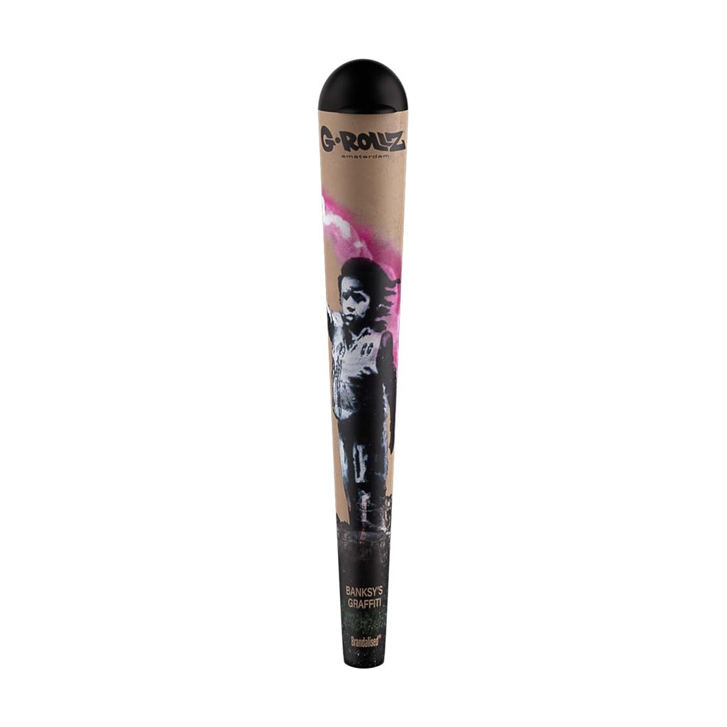 G-Rollz Banksy's Graffiti 'Torch Boy' G-Tube Joint Tube - Ghost Town Seeds