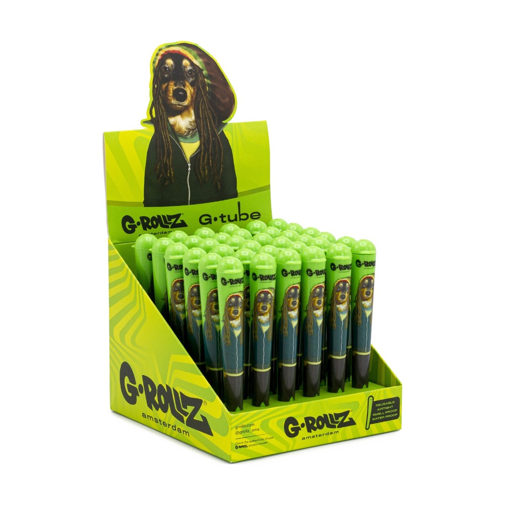 G-Rollz 'Reggae' G-Tube Joint Tube display box - Ghost Town Seeds