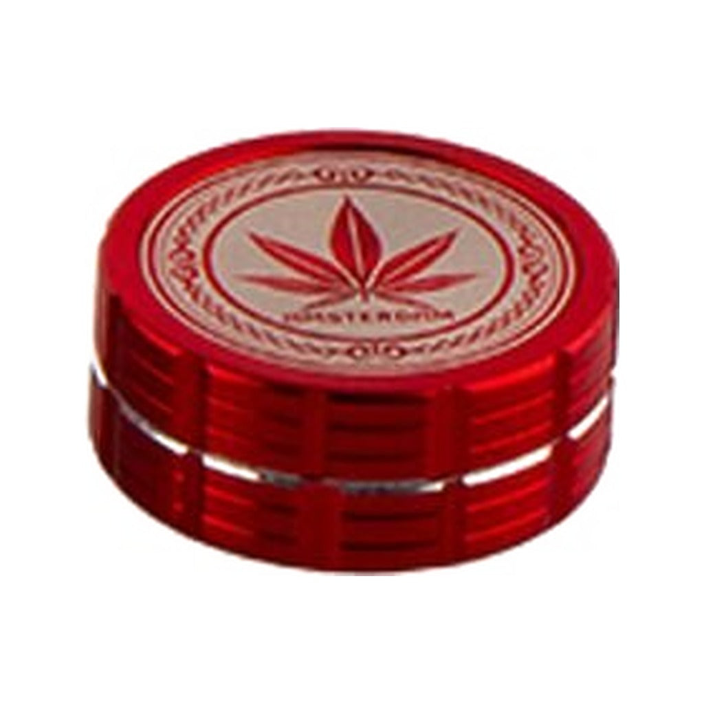Grace Glass Amsterdam Grinder 2-Piece 50 mm red - Ghost Town Seeds
