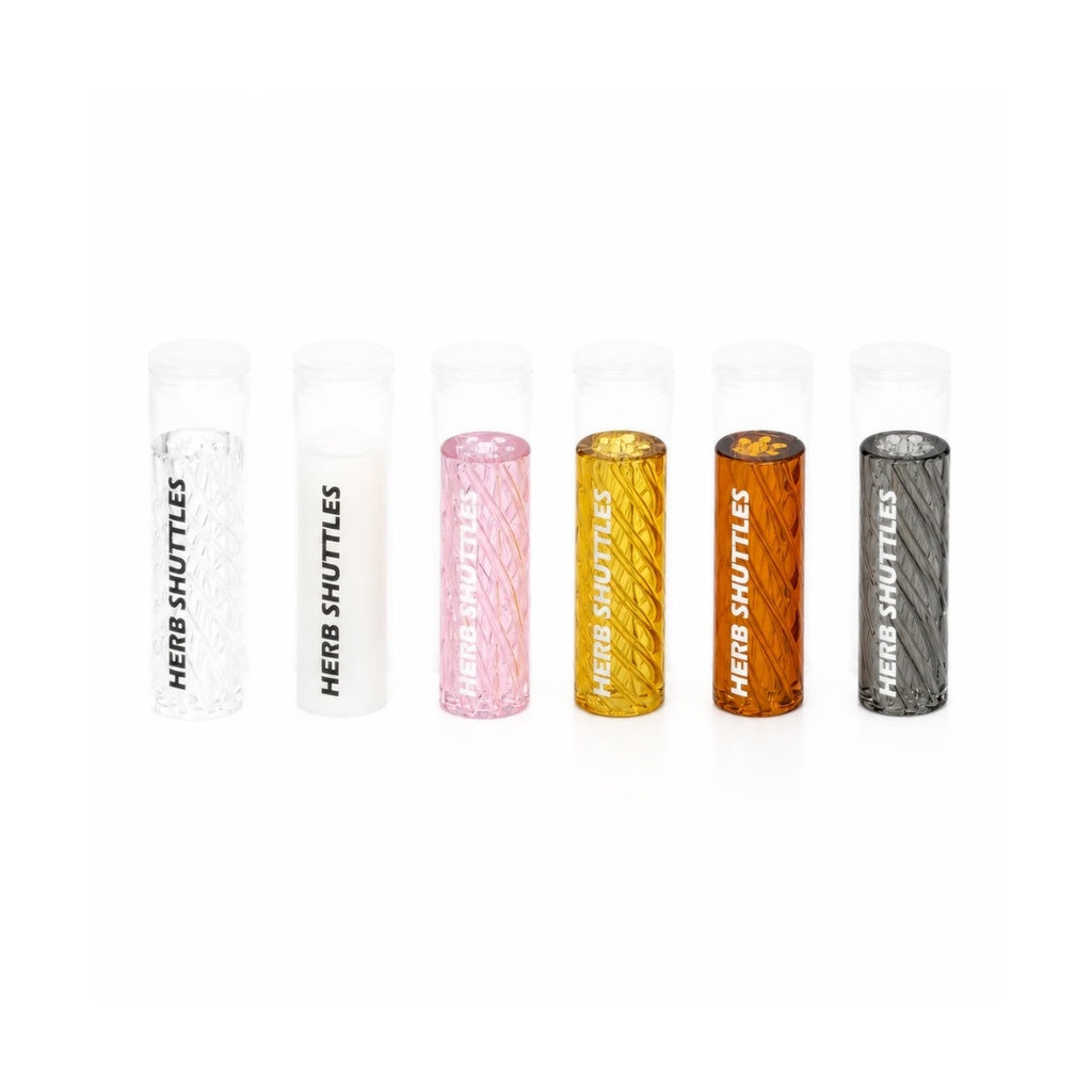 Herb Shuttles - Lasi Spiraalitippi 10mm (Amber)