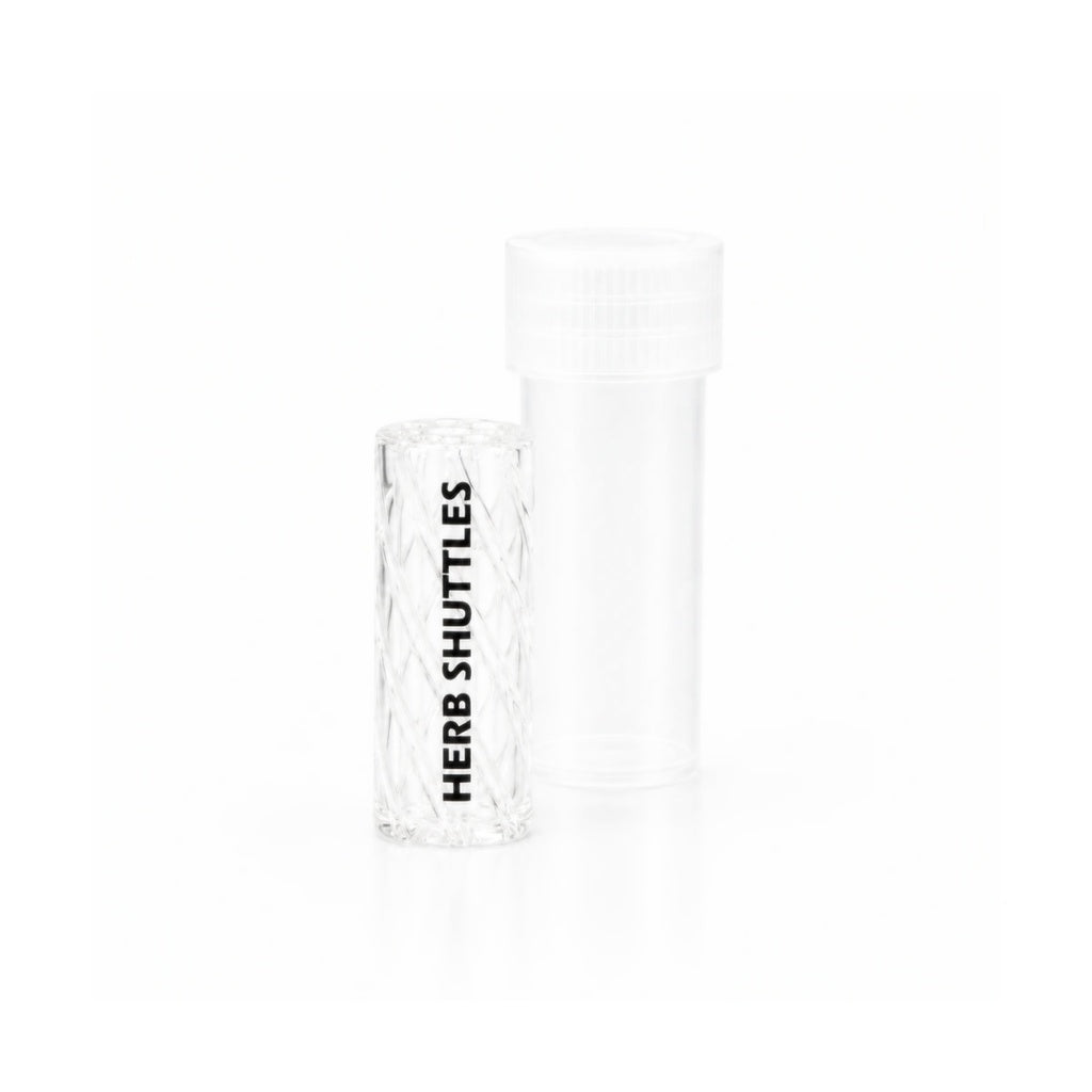 Herb Shuttles - Lasi Spiraalitippi 10mm (Kirkas)
