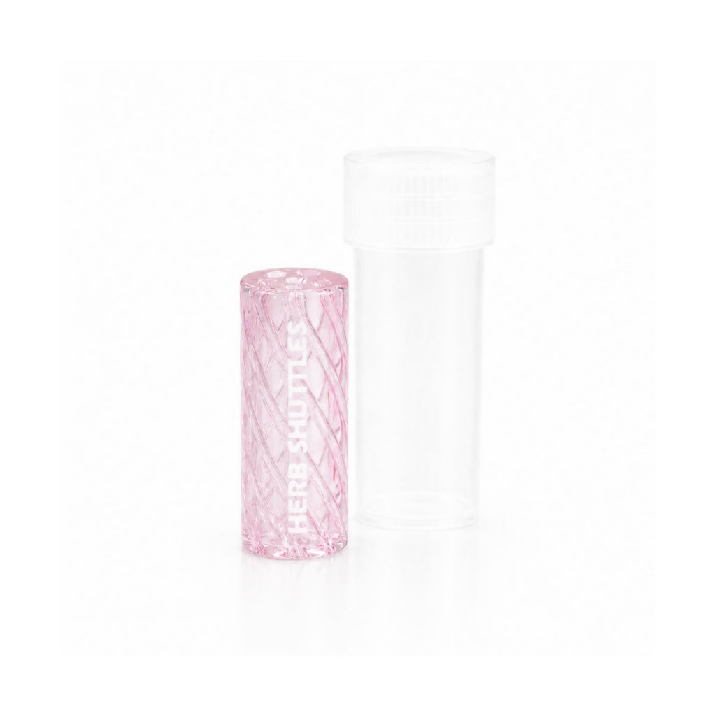 Herb Shuttles - Lasi Spiraalitippi 10mm (Pinkki)