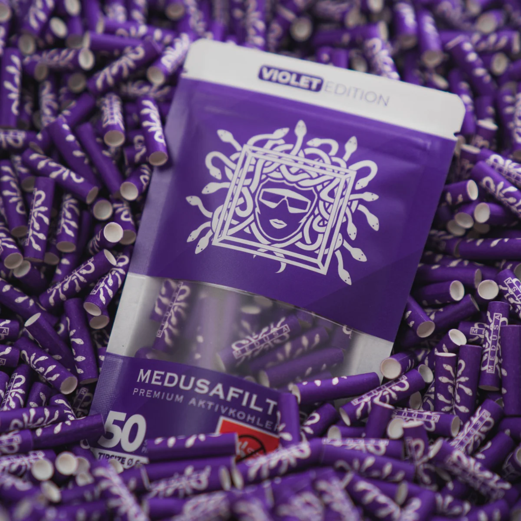 Medusafilters - 6Mm Violet Edition Aktiivihiilifiltterit 50Kpl Filtterit & Tipit
